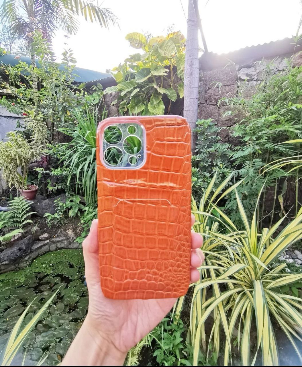 MIXMI IPHONE 13 PRO MAX CROCO SKIN CASE (TAN)