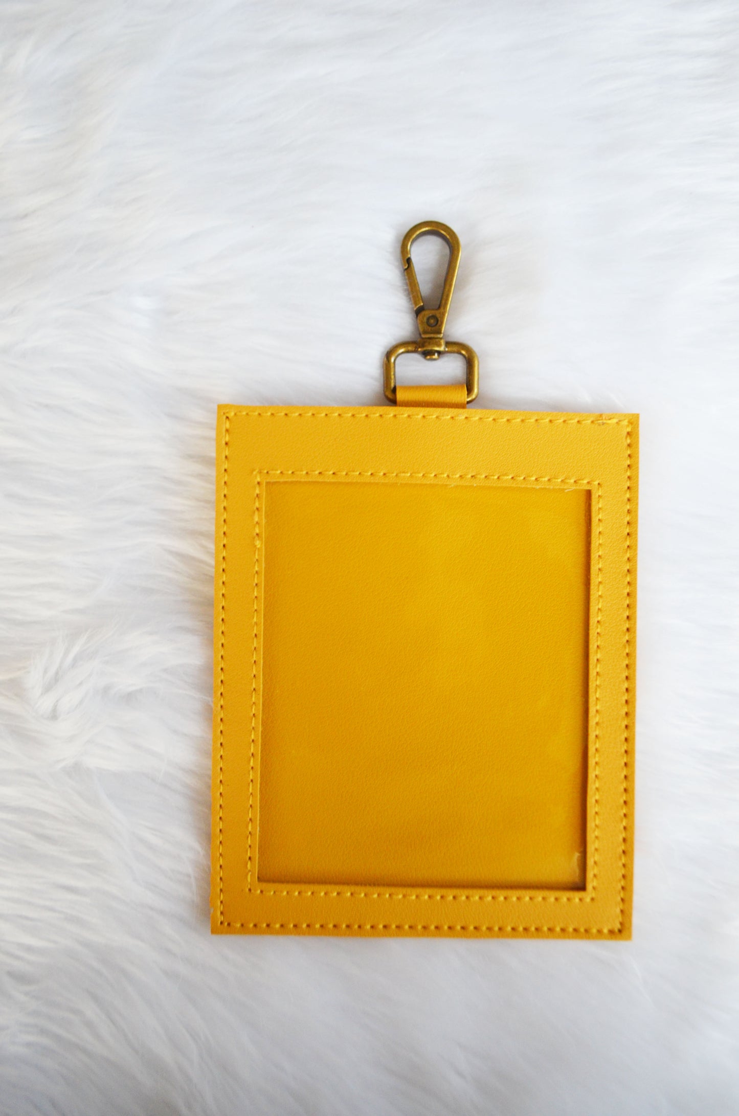 MIXMI ID CARD HOLDER W/ Back Pocket - (Senior Citizen ID / PWD ID) - Mustard