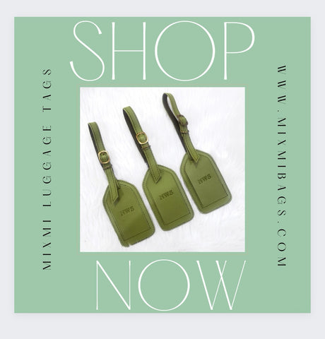 MIXMI Lucky Luggage Tag (Moss Green)