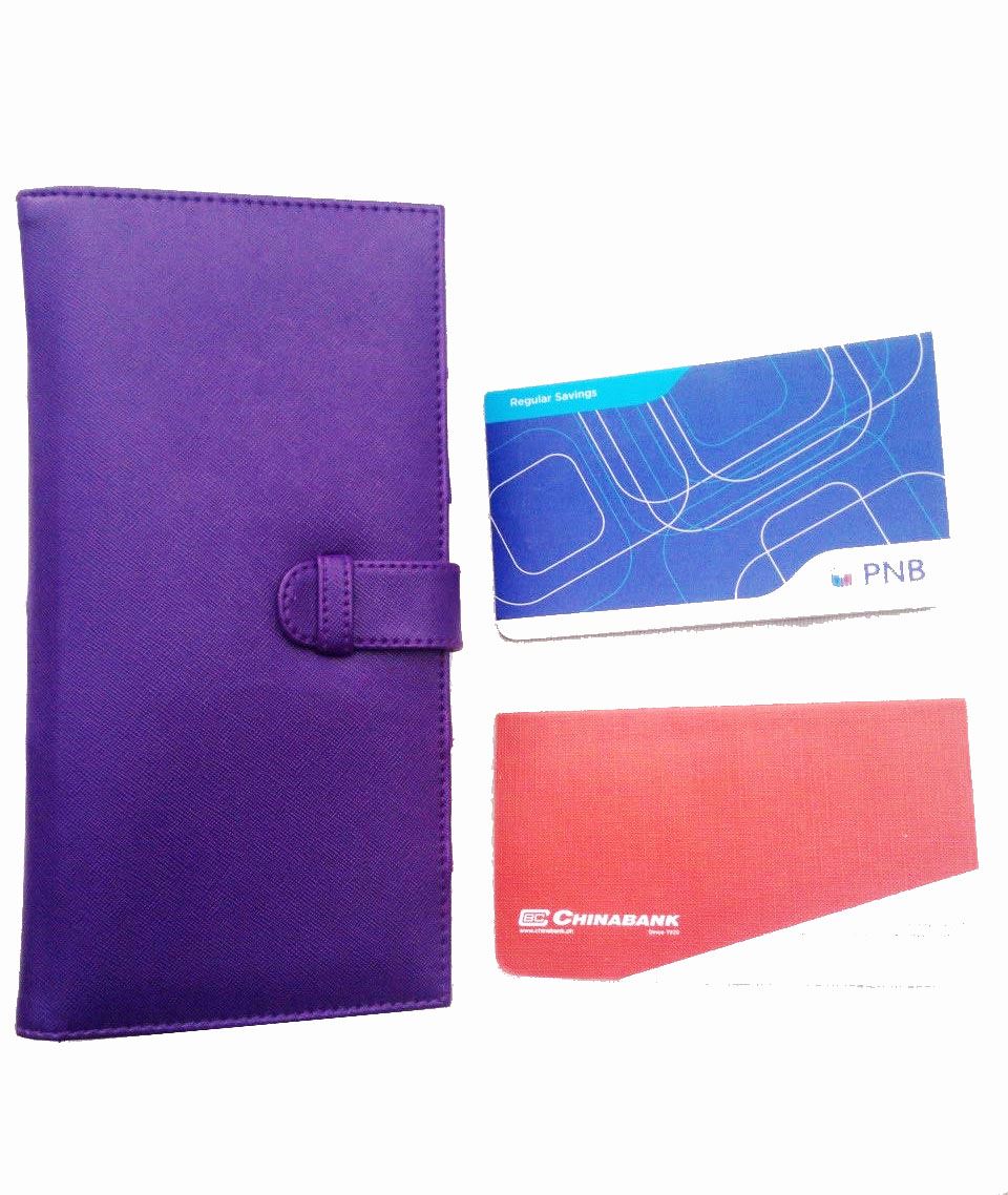 MIXMI FAMILY PASSPORT/ PASSBOOK WALLET (PURPLE)