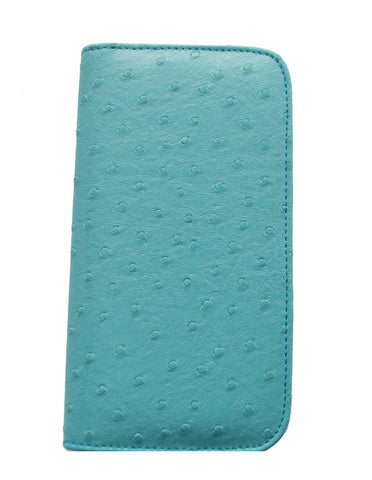 MIXMI Long Passport Wallet (Mint Blue)