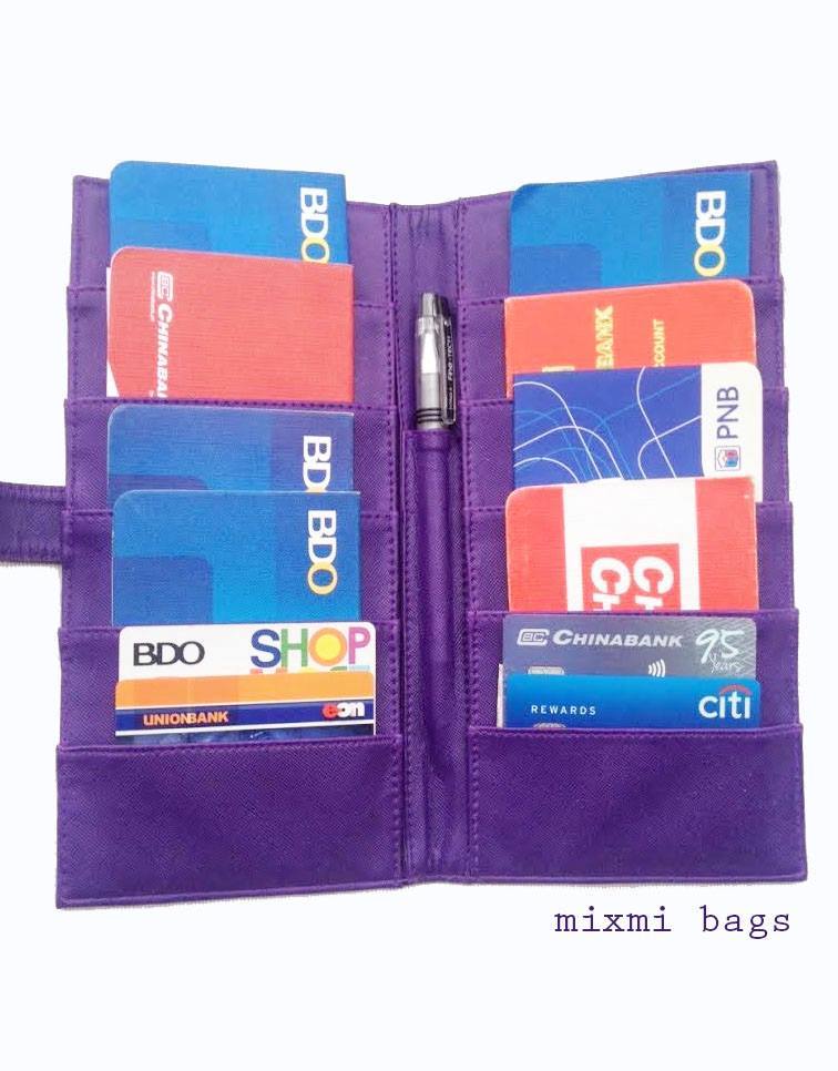 MIXMI FAMILY PASSPORT/ PASSBOOK WALLET (PURPLE)