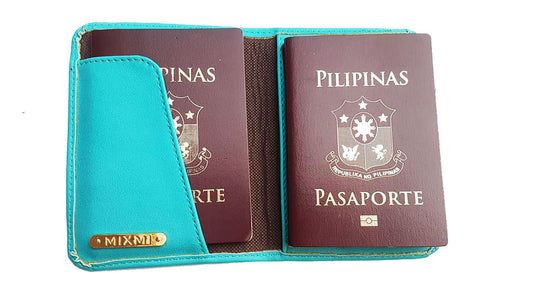 MIXMI MOANA PASSPORT WALLET (Aqua blue)