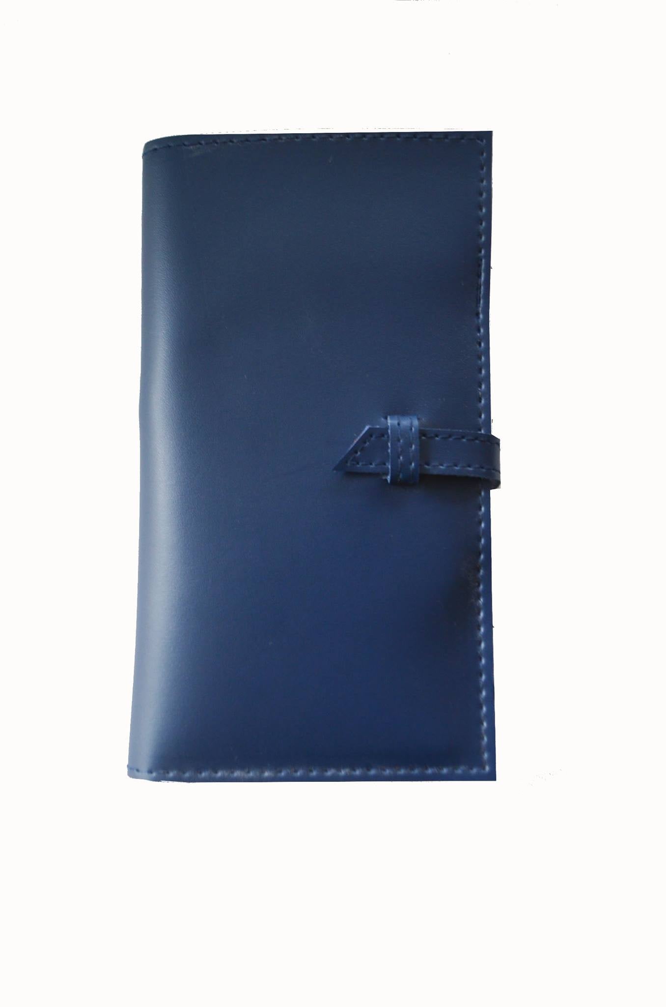 MIXMI TRAVIS PASSPORT WALLET (NAVY BLUE)