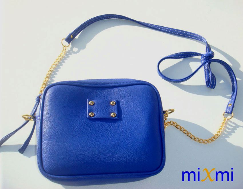 MIXMI TAYLOR CHAIN BAG (Royal Blue) GOLD CHAIN