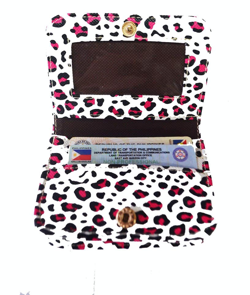 MIXMI MINI WALLET (LEOPARD RED PRINT)