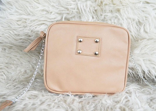 MIXMI TAYLOR CHAIN BAG (Beige) SILVER CHAIN