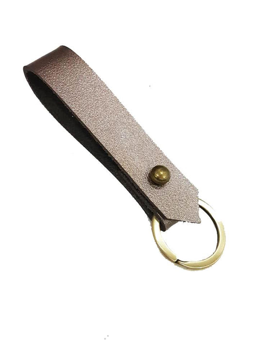 MIXMI BRASS STUD KEYCHAIN (BRONZE)