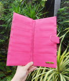 MIXMI FAMILY PASSPORT/PASSBOOK WALLET (DARK PINK)