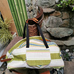 Mixmi Vacay Bag (Yellow Green Stripes)