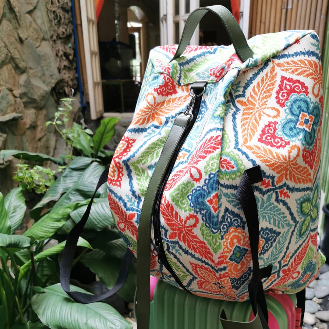 Mixmi Vacay Bag (Orange Print)