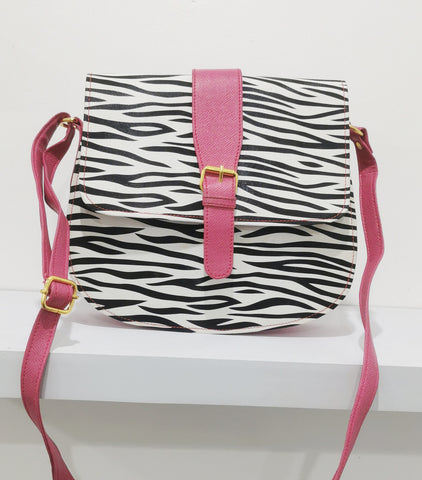MIXMI Roxy Sling Bag (Zebra Print)
