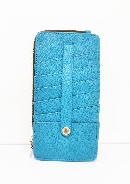 MIXMI Double Sided Wallet (Aqua Blue)