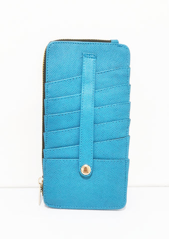 MIXMI Double Sided Wallet (Aqua Blue)