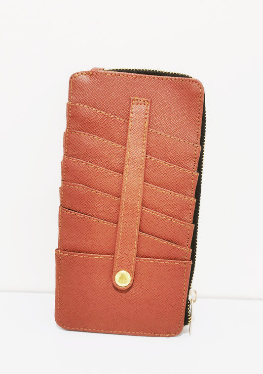 MIXMI Double Sided Wallet (Brick Tan)