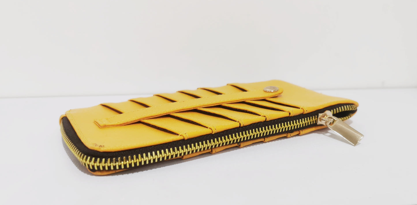 MIXMI DOUBLE SIDED WALLET (DARK YELLOW)