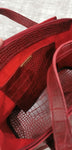 MIXMI CROCO Matte Sling Bag (Red)