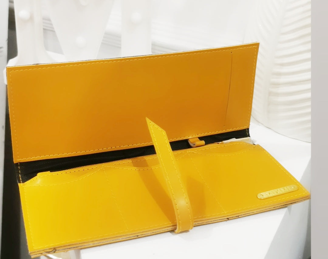 MIXMI SINGLE CHECKBOOK (MUSTARD)