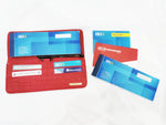 MIXMI New Long Checkbook Wallet (Red)