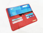 MIXMI New Long Checkbook Wallet (Red)