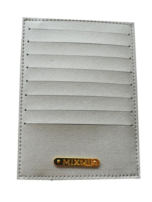 MIXMI SLIM ZEE CARD WALLET (SILVER)