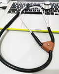 MIXMI Stethoscope Tag (Tan) - NO INITIALS