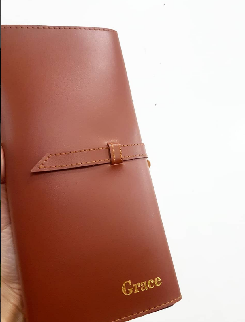 MONOGRAMMING -- GOLD FOIL NAME