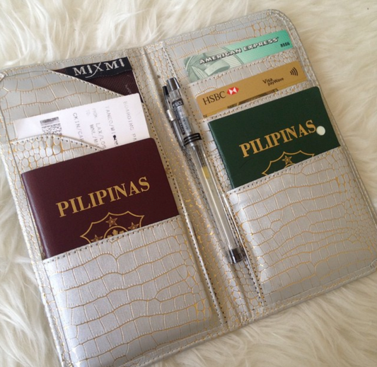 MIXMI Long Passport Wallet (Elite Silver)