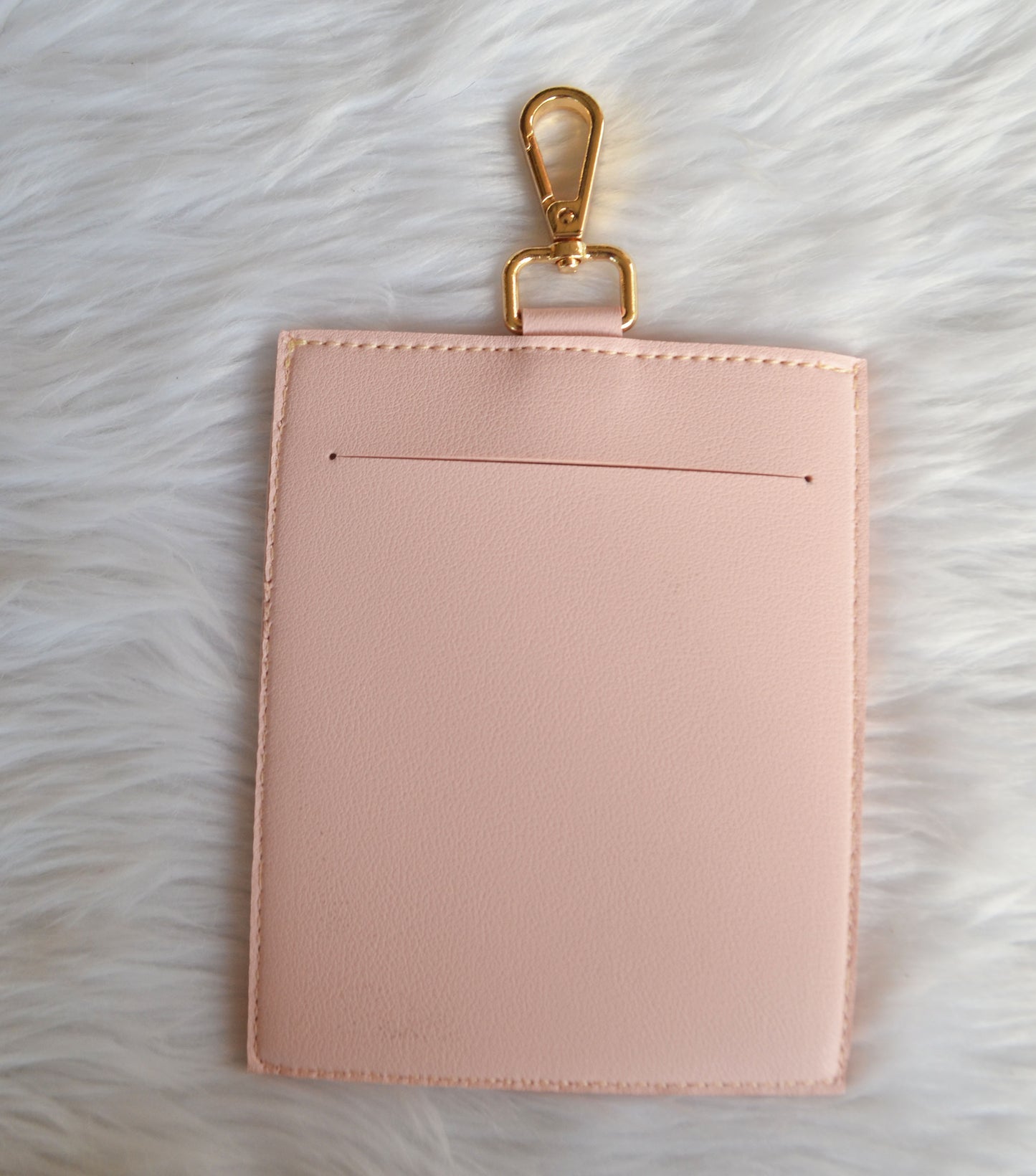 MIXMI ID CARD HOLDER W/ Back Pocket - (Senior Citizen ID / PWD ID) - Baby Pink