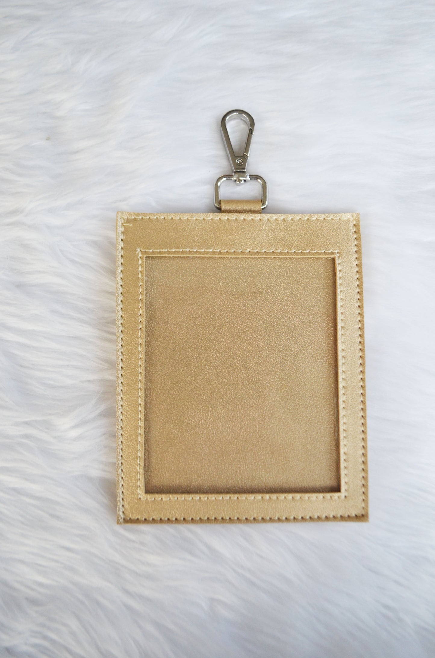 MIXMI ID CARD HOLDER W/ Back Pocket - (Senior Citizen ID / PWD ID) - Champagne Gold