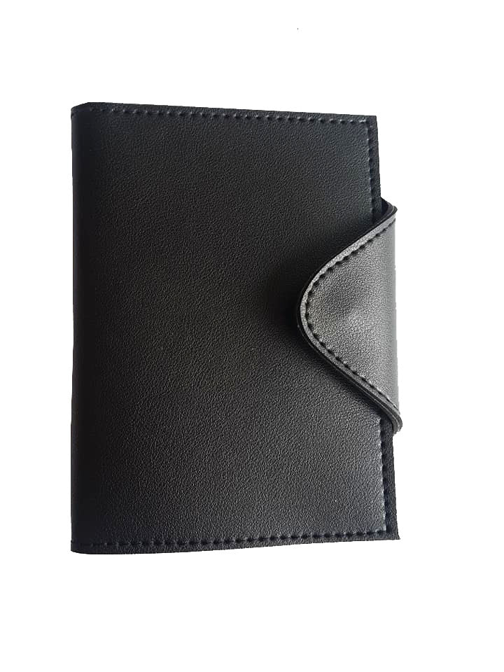 MIXMI QUATTRO PASSPORT WALLET (BLACK)