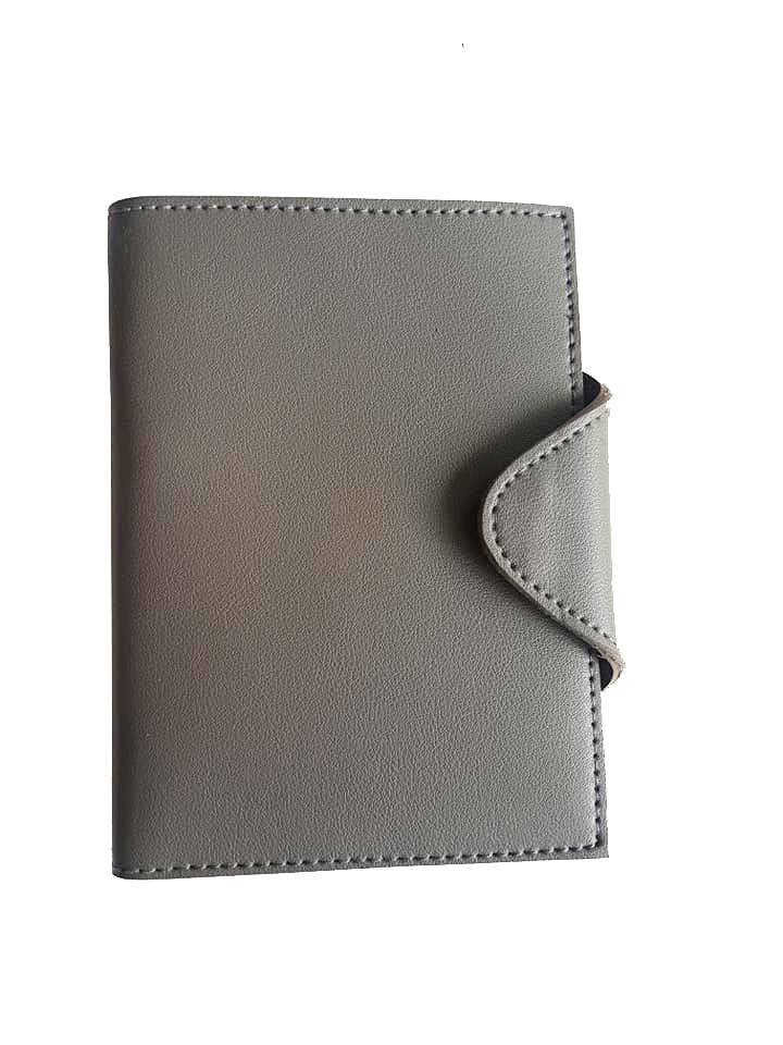 MIXMI QUATTRO PASSPORT WALLET (DARK GREY)