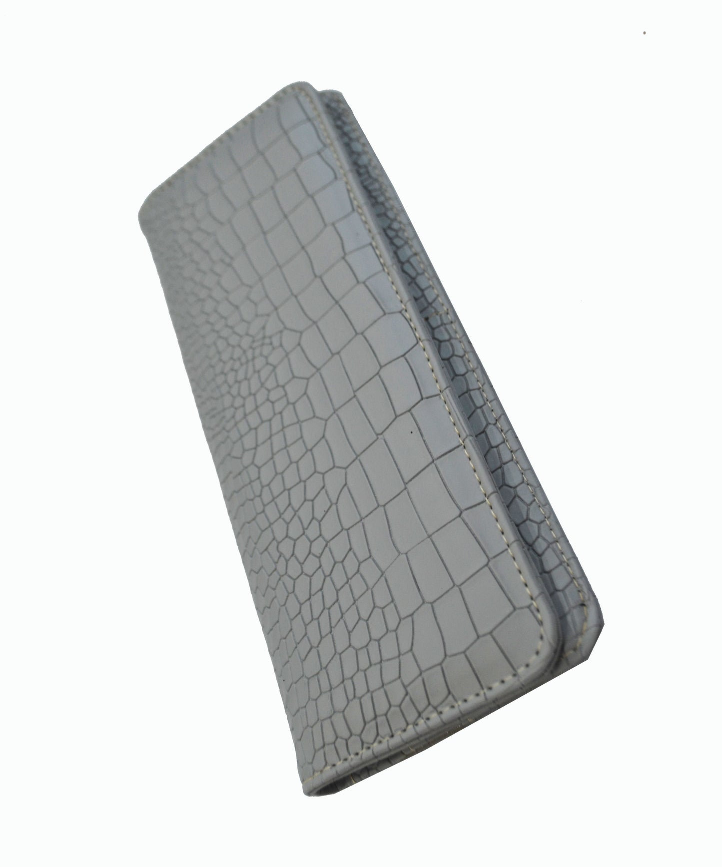 MIXMI NEW LONG CHECKBOOK WALLET (LIGHT GREY)