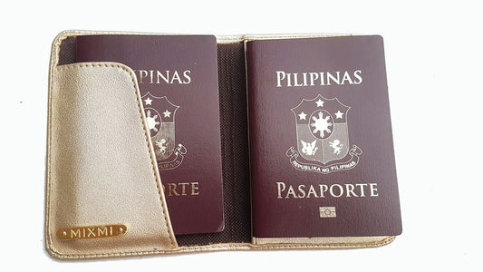 MIXMI MOANA PASSPORT WALLET (Champagne Gold)