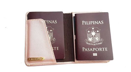 MIXMI MOANA PASSPORT WALLET (METALLIC PINK)