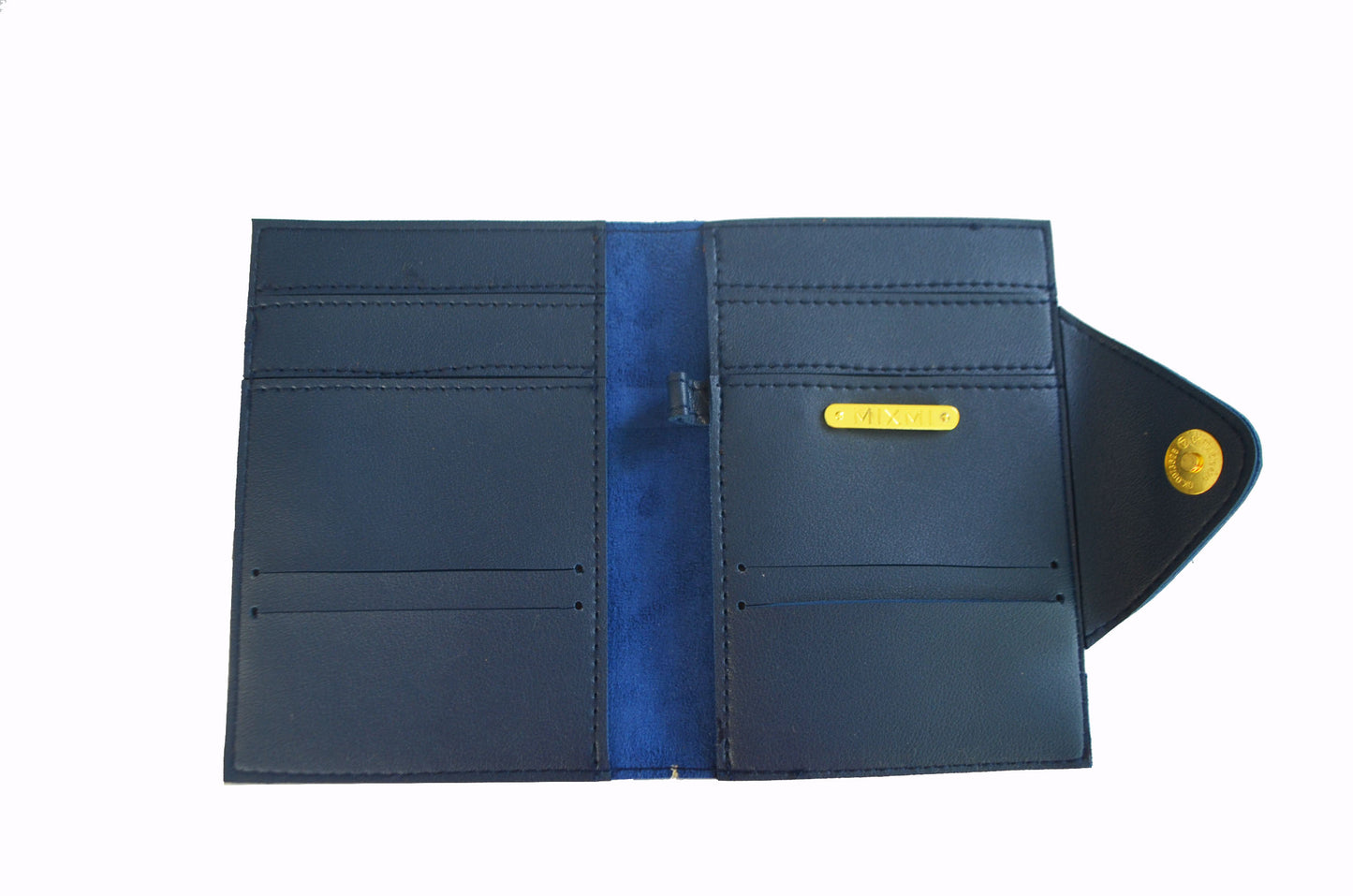 MIXMI QUATTRO PASSPORT WALLET (NAVY BLUE)