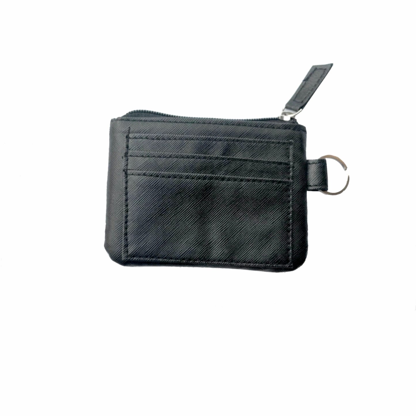 Mixmi Slim Zippered Wallet (Black)