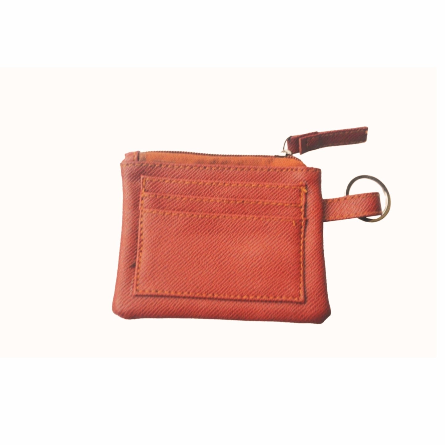 Mixmi Slim Zippered Wallet (BRICK TAN)