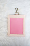 MIXMI VACCINATION CARD HOLDER WITH BACK POCKET (BABY PINK)